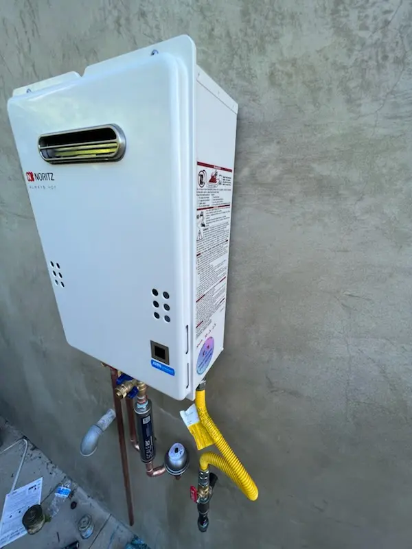 Tankless water heater installation for Frost Lake homes